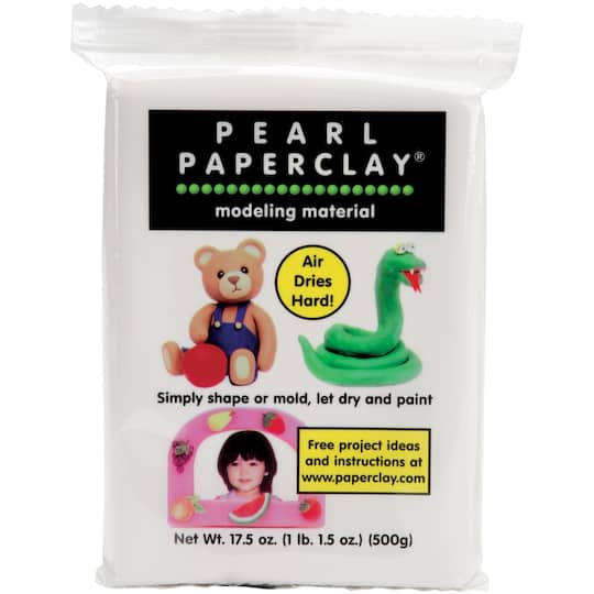 Pearl Paperclay&#xAE; White Modeling Material